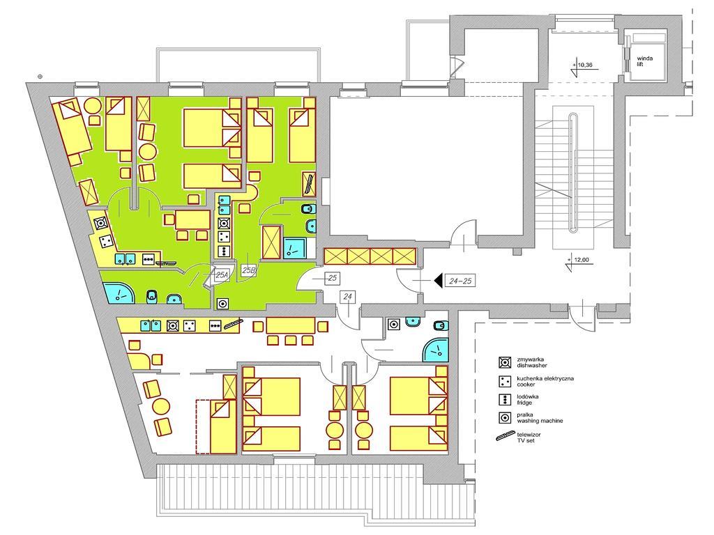 Vanilla Apartment 2 크라쿠프 객실 사진